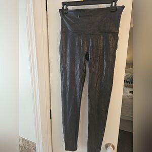 SPANX FAUX LEATHER LEGGINGS